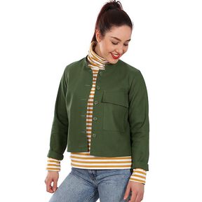 Veste courte à col montant et grande poche plaquée FRAU CLEO | Patron prêt à découper | XS-XXL, 