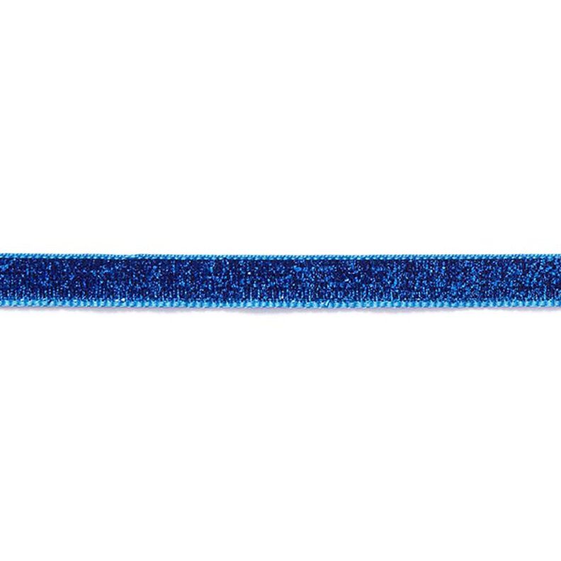 Ruban de velours Métallique [10 mm] – bleu roi,  image number 2