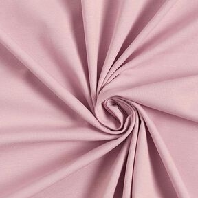 Jersey coton Medium uni – vieux rose clair, 