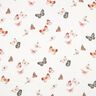 Tissu double gaze de coton Papillons mignons Impression numérique | Poppy Fabrics – ivoire/orange,  thumbnail number 1