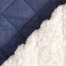 Tissu matelassé Jeans-Teddy | by Poppy – bleu jean,  thumbnail number 4