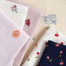 Tissu double gaze de coton Fleurs brodées | Poppy Fabrics – vieux rose clair,  thumbnail number 5