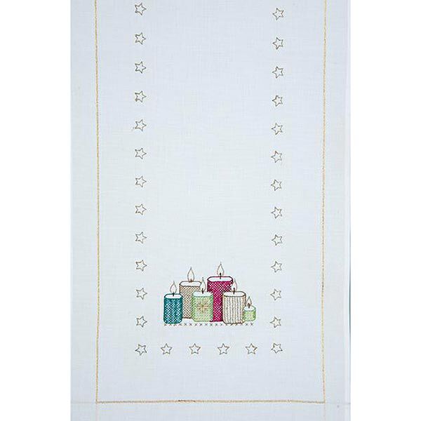 Kit broderie chemin de table bougies | Rico Design, image number 1
