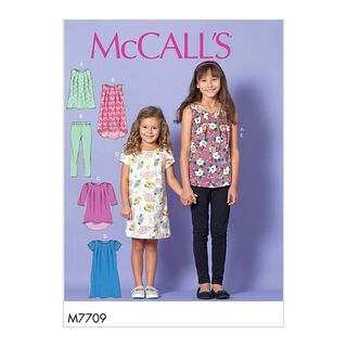 Haut Fille | Robe | Leggings, McCalls 7709 | 128 - 152, 