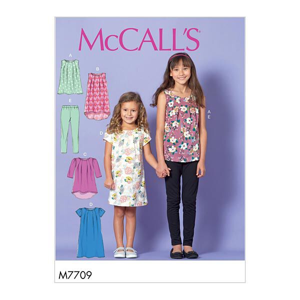 Haut Fille | Robe | Leggings, McCalls 7709 | 128 - 152, image number 1