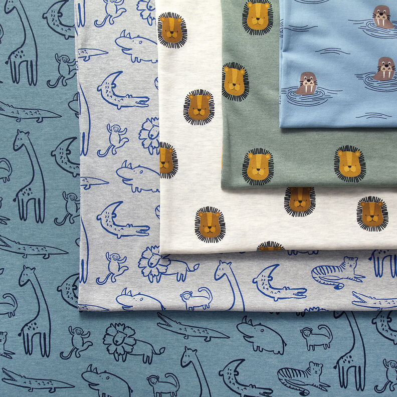 Sweatshirt gratté Morses | by Poppy – jean bleu clair,  image number 5