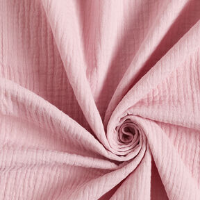 Tissu double gaze de coton – vieux rose, 