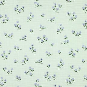 Tissu double gaze de coton Petite fleur | Poppy Fabrics &ndash; menthe clair, 