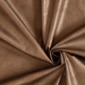 Stretch Imitation cuir Métallique – cannelle, 