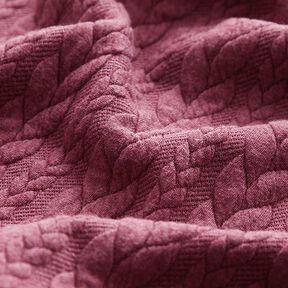 Jersey jacquard Cloqué Torsades – framboise, 