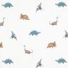 GOTS Jersey coton Joyeux dinosaures Impression numérique – ivoire,  thumbnail number 1