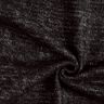 Tissu tricoté laine mélangée chiné à paillettes – noir/argent métallisé,  thumbnail number 4