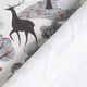 Sweatshirt gratté Animaux de la forêt abstraits Impression numérique – gris brume,  thumbnail number 5
