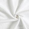 Tissu double gaze de coton Vrille florale ton sur ton – blanc,  thumbnail number 3