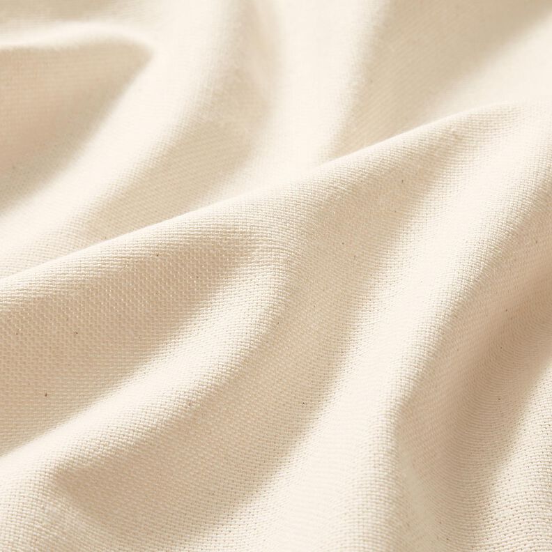 Tissu de décoration Semi-panama bicolore – crème/blanc, image number 2