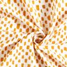 Tissu double gaze de coton Carreaux avec taches – blanc/jaune curry,  thumbnail number 3