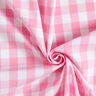 Tissu en coton Vichy à carreaux 1,7 cm – rose/blanc,  thumbnail number 3