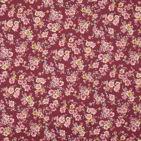 Coton enduit Fleurs romantiques – mauve, 