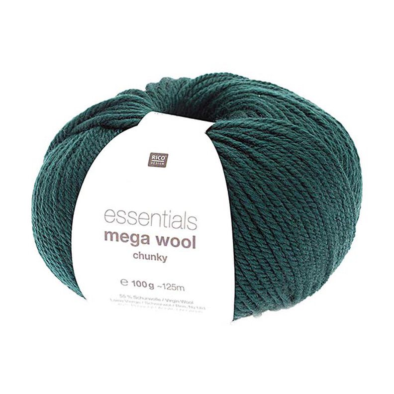 Essentials Mega Wool chunky | Rico Design – vert foncé,  image number 1