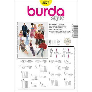 Habits de poupée, Burda 8576, 