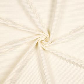 Ottoman Jersey côtelé Coton mélangé – crème, 