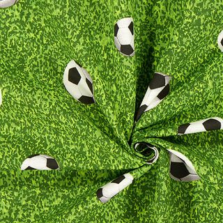 Tissu de décoration Canvas Terrain de football – vert, 
