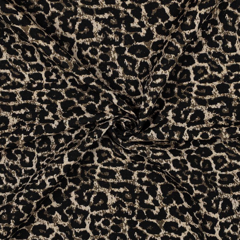 Jacquard Motif léopard – nature/noir,  image number 3