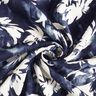 Tissu viscose roses sauvages à l'aquarelle – bleu marine/écru,  thumbnail number 3