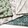 Tissu de décoration Semi-panama Grandes fleurs – vert,  thumbnail number 5