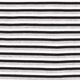 Maille côtelée rayures horizontales – blanc/noir,  thumbnail number 1