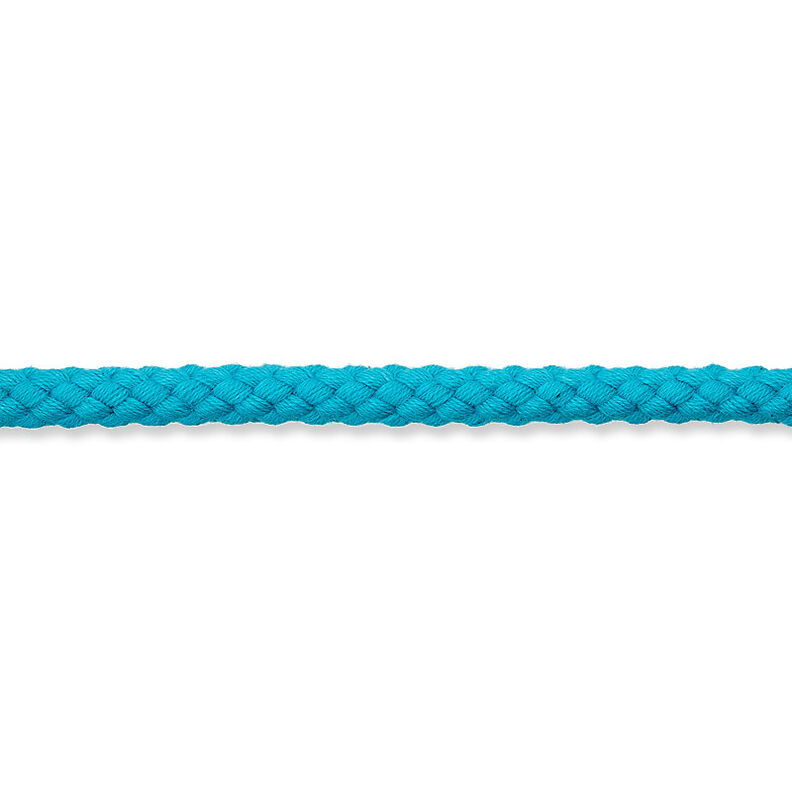 Cordon en coton [Ø 7 mm] – turquoise,  image number 2
