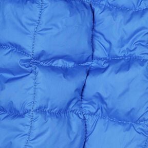Tissu matelassé Carrés ondulants – bleu roi/vert fluo, 
