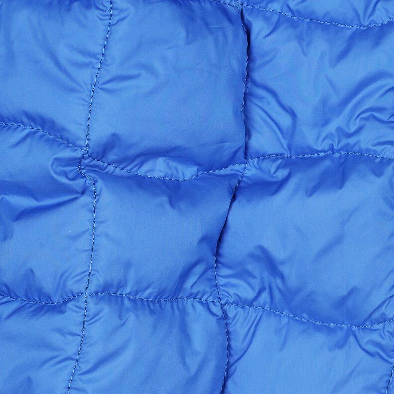 Tissu matelassé Carrés ondulants – bleu roi/vert fluo, image number 2