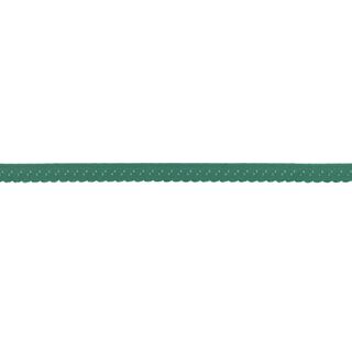 Bande à border élastique Dentelle [12 mm] – vert genévrier, 