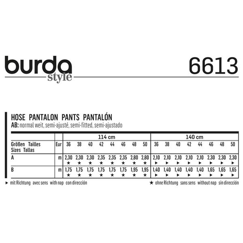 Pantalon, Burda 6613,  image number 8