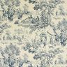 Toile de Jouy – bleu acier,  thumbnail number 1