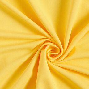 French Terry léger uni – jaune soleil, 