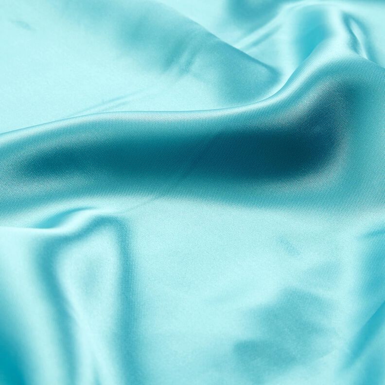 Rembourrage en satin uni – bleu aqua,  image number 2