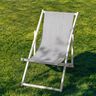 Extérieur Tissu pour chaise longue Chiné 44 cm – argent,  thumbnail number 5