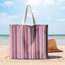 Tissu de décoration Jacquard Rayures pastel – rose/lilas,  thumbnail number 7