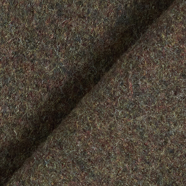 Loden de laine foulé – olive foncé,  image number 3