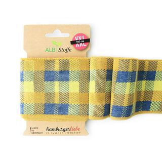 GOTS Bord-côtes Bio CUFF ME ICON [140 cm | 8 cm] | Albstoffe | Hamburger Liebe, 