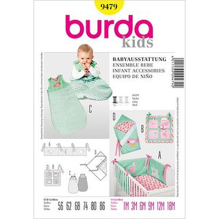 Coordonnés pour bébés, Burda 9479, 