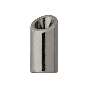 Extrémité de cordelette [ Ø 5 mm ] – argent ancien métallique, 