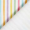 Tissu de décoration Semi-panama Rayures joyeuses – blanc/vert pastel,  thumbnail number 4