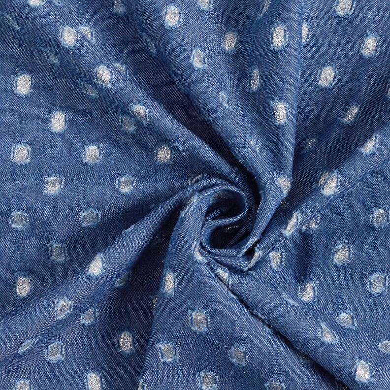Denim Points pailletés – bleu jean,  image number 5