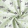 Tissu en coton Cretonne Panda câlin – vert,  thumbnail number 3