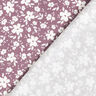Jersey coton Fleurs bicolores – vieux rose foncé,  thumbnail number 4