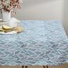 Tissu de décoration Semi-panama motif de feuilles – bleu,  thumbnail number 9