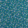 Tissu en coton Cretonne Fleurs délicates – bleu océan,  thumbnail number 1